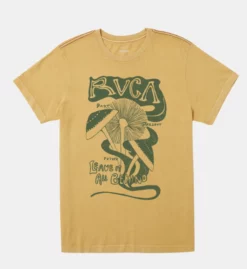 RVCA Leave Behind Short Sleeve Womens T-Shirt - Latte