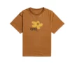 RVCA Daisy Short Sleeve Womens T-Shirt - Workwear Brown
