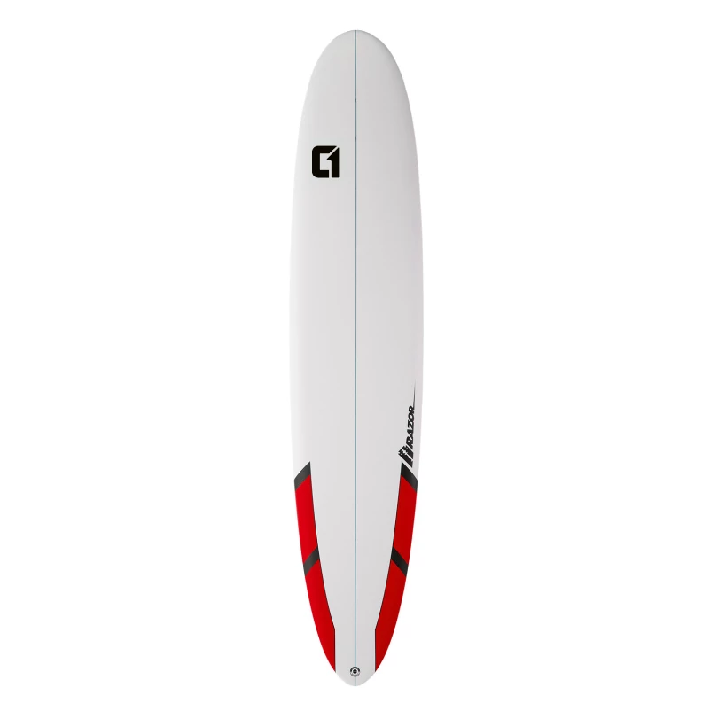 Australian Board Co Razor 9ft Round Tail Longboard Surfboard - Red 1 Australian Board Co Razor 9ft Round Tail Longboard Surfboard - Red