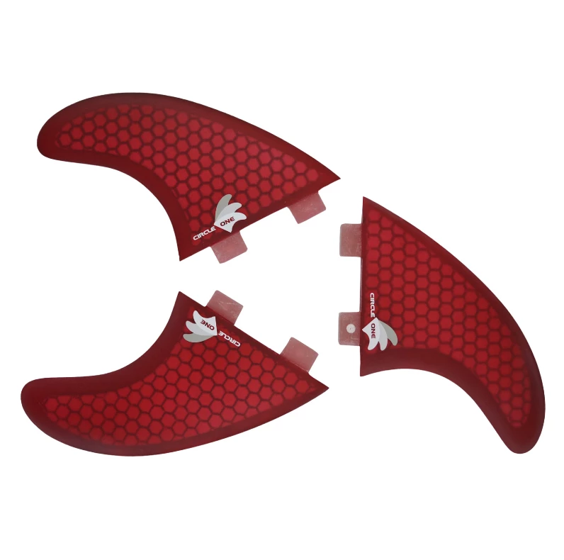 Circle One Razor 7ft6 Mini Mal Surfboard - Red 2 Circle One Razor 7ft6 Mini Mal Surfboard - Red - Image 2