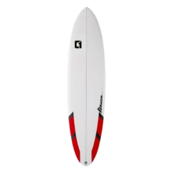 Circle One Razor 7ft6 Mini Mal Surfboard - Red