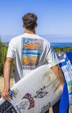 Rip Curl WSL 2023 Finals Peak Mens Tee - Bone -UK Surfing Equipment Sales Store screenshot 2023 10 09 094855