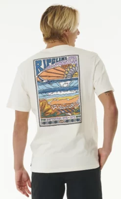 Rip Curl WSL 2023 Finals Peak Mens Tee - Bone -UK Surfing Equipment Sales Store screenshot 2023 10 09 094947