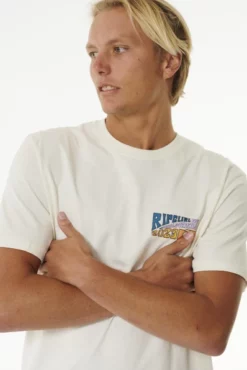 Rip Curl WSL 2023 Finals Peak Mens Tee - Bone -UK Surfing Equipment Sales Store screenshot 2023 10 09 095052