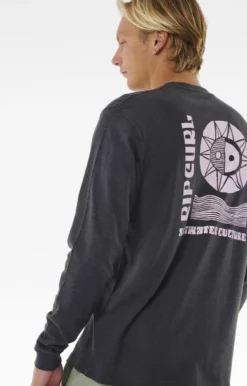 Rip Curl Salt Water Culture Lines Mens Long Sleeve T-Shirt - Washed Black -UK Surfing Equipment Sales Store screenshot 2023 10 09 112444