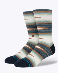Stance Palma Unisex Crew Socks - Navy