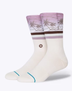 Stance Kaneohe Unisex Crew Socks - Off White