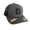 Circle One Retro Unisex Trucker Cap - Black/Grey