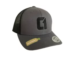 Circle One Retro Unisex Trucker Cap - Black/Grey