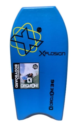 Circle One Xplosion Series Kids EPS Bodyboard - Light Blue