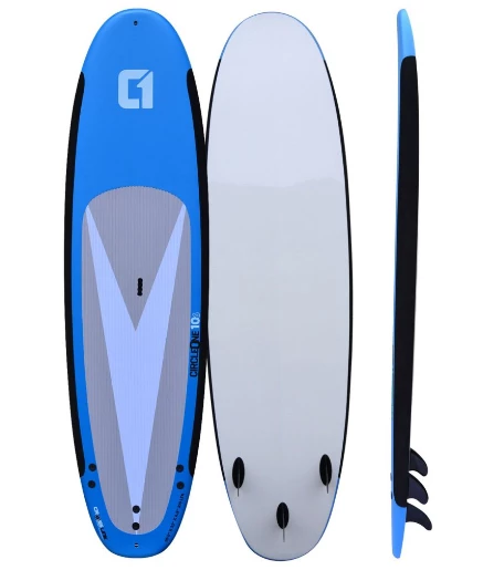 Circle One 10ft6 Soft-Top Stand Up Paddle Board - Light Blue 1 Circle One 10ft6 Soft-Top Stand Up Paddle Board - Light Blue