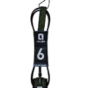 Circle One Performance 6ft Surfboard Ankle Leash - Black