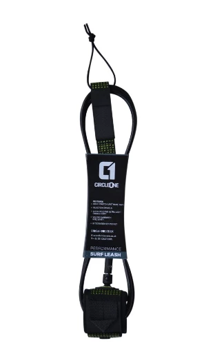 Circle One Performance 6ft Surfboard Ankle Leash - Black 2 Circle One Performance 6ft Surfboard Ankle Leash - Black - Image 2