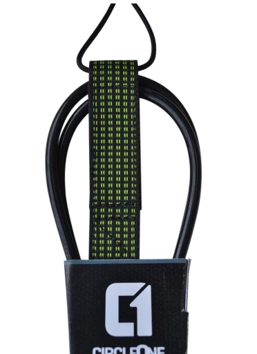 Circle One Performance 6ft Surfboard Ankle Leash - Black 3 Circle One Performance 6ft Surfboard Ankle Leash - Black - Image 3