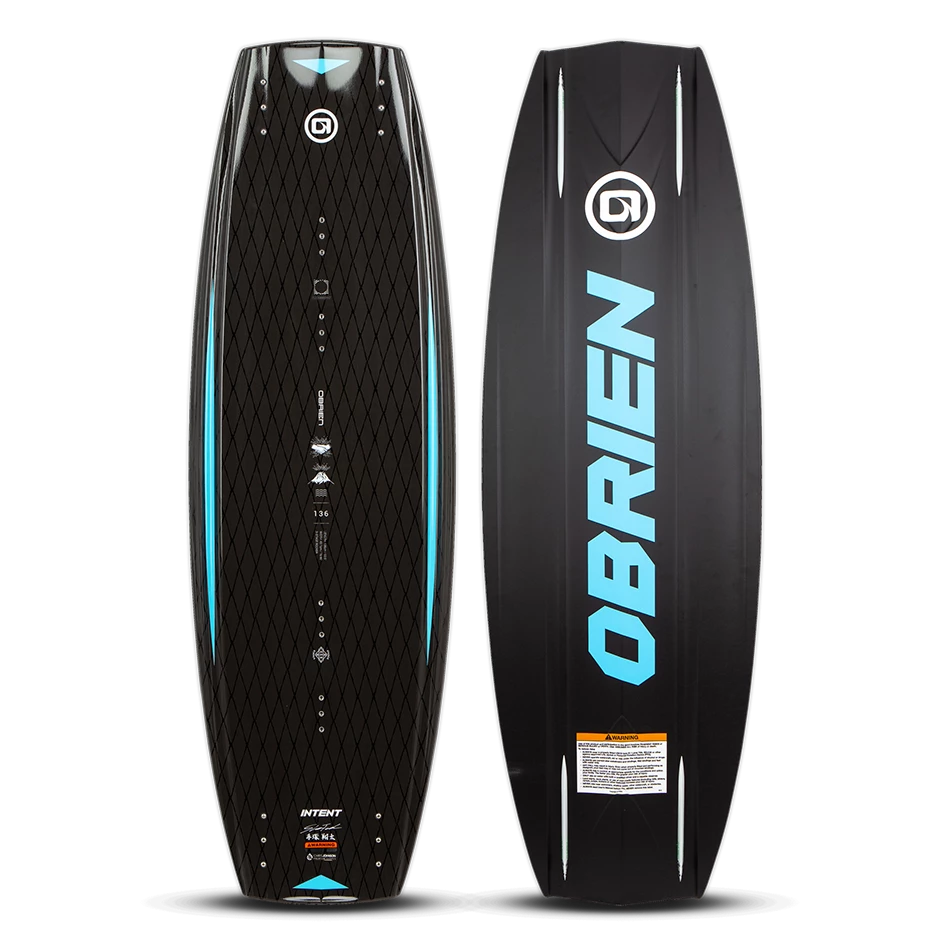 O'Brien Intent Wakeboard - Black/Blue 1 O'Brien Intent Wakeboard - Black/Blue