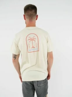 Sorted Surf Shop Si Palm T-Shirt - Natural Raw