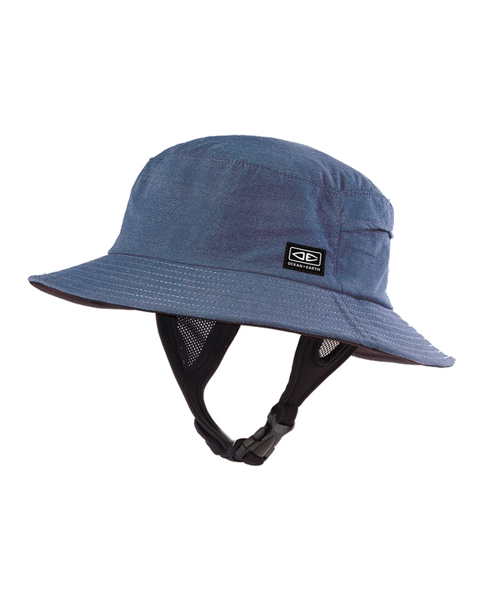 Ocean & Earth Kids Bingin Soft Peak Surf Hat - Blue Marle 1 Ocean & Earth Kids Bingin Soft Peak Surf Hat - Blue Marle