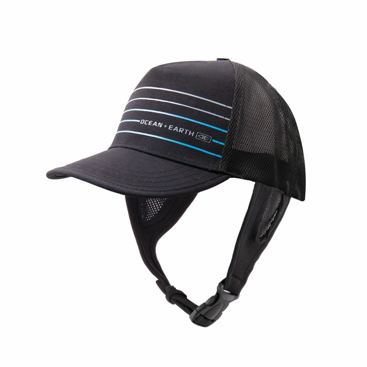 Ocean & Earth Kuta Trucker Surf Cap - Black / Blue 1 Ocean & Earth Kuta Trucker Surf Cap - Black / Blue