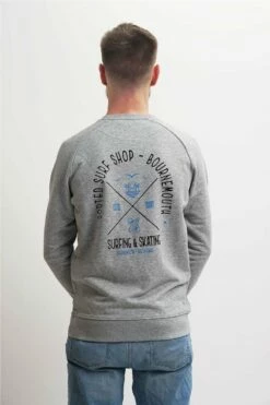 Sorted Surf Shop Arc Sweater - Grey