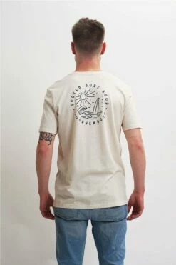 Sorted Surf Shop Circle T-Shirt - Cream