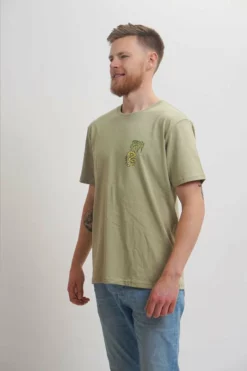 Sorted Surf Shop Soot Design Mens Tee - Green -UK Surfing Equipment Sales Store sorted soot tee2