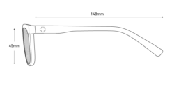 Spy Optic Bewilder Sunglasses - Black/Grey -UK Surfing Equipment Sales Store spy linedrawing bewilder web profile