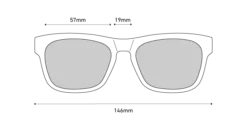 Spy Optic Crossway Sunglasses - Black/Grey Polar -UK Surfing Equipment Sales Store spy linedrawing crossway web front 1