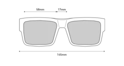 Spy Optic Cyrus 5050 Sunglasses - Black 10 Spy Optic Cyrus 5050 Sunglasses - Black -UK Surfing Equipment Sales Store spy linedrawing cyrus front