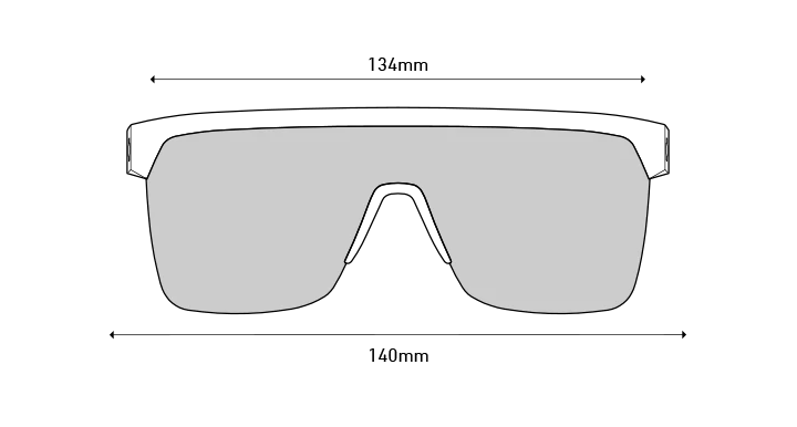 Spy Optic Flynn 5050 Sunglasses - Matte White/Blue 5 Spy Optic Flynn 5050 Sunglasses - Matte White/Blue - Image 5