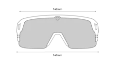 Spy Optic Monolith 5050 Sunglasses - Black/Orange -UK Surfing Equipment Sales Store spy linedrawing monolith5050 front 2