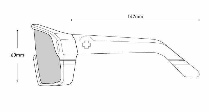 Spy Optic Monolith Sunglasses - Black Matte 5 Spy Optic Monolith Sunglasses - Black Matte - Image 5