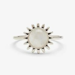 Pura Vida Sunshine Ring In Silver