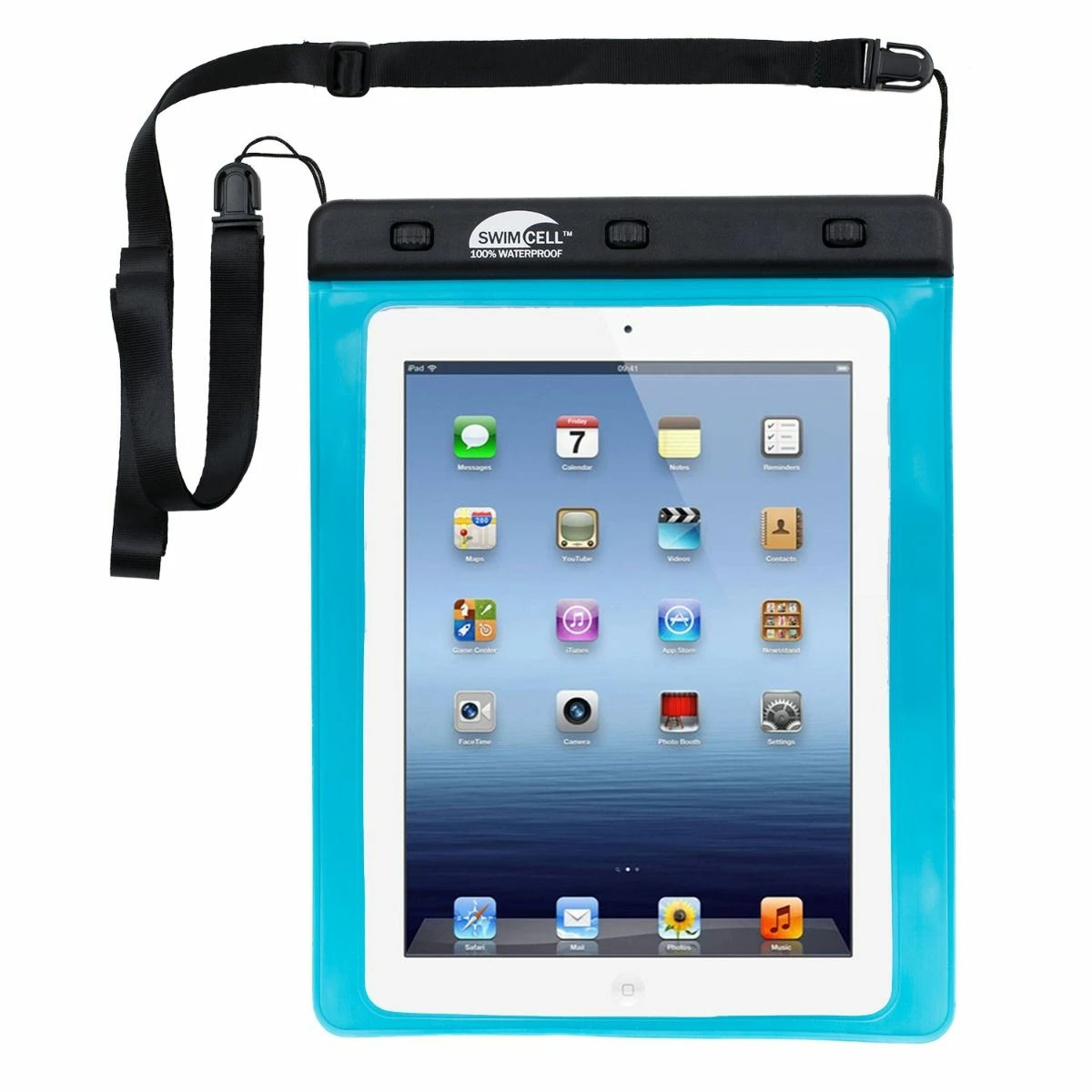 Hydramate Swimcell Large Tablet Case - Blue 2 Hydramate Swimcell Large Tablet Case - Blue - Image 2