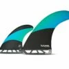 Futures Techflex 2+1 Fin Set - Blue/Green
