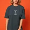 Sorted Surf Shop Unisex Oversized Tee - India Ink Grey
