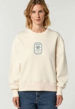 Sorted Surf Shop Relaxed Sweater - Cream