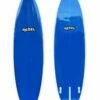 Rebel 6ft 8 Mid Length Resin Tint Surfboard - Resin Blue