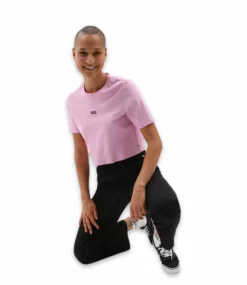 Vans Flying V Crop Crew Sport Womens Tee - Orchid
