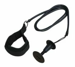 Vision Basic Straight Bodyboard Leash - Black