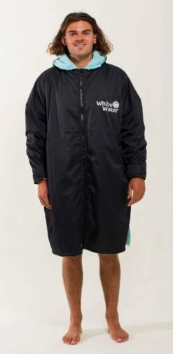 White Water Pro Changing Robe - Black/Blue