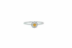 Pura Vida Bracelets Daisy Ring In Silver