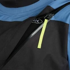 Yak Santiam Unisex Drysuit - Black/Blue -UK Surfing Equipment Sales Store yak santiam drysuit zip