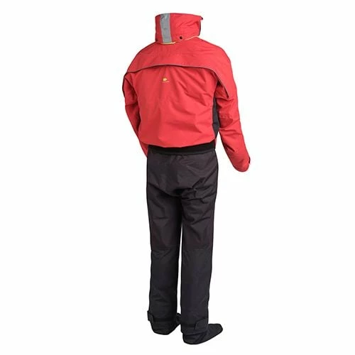 Yak Strata Unisex Drysuit - Black/Red 2 Yak Strata Unisex Drysuit - Black/Red - Image 2