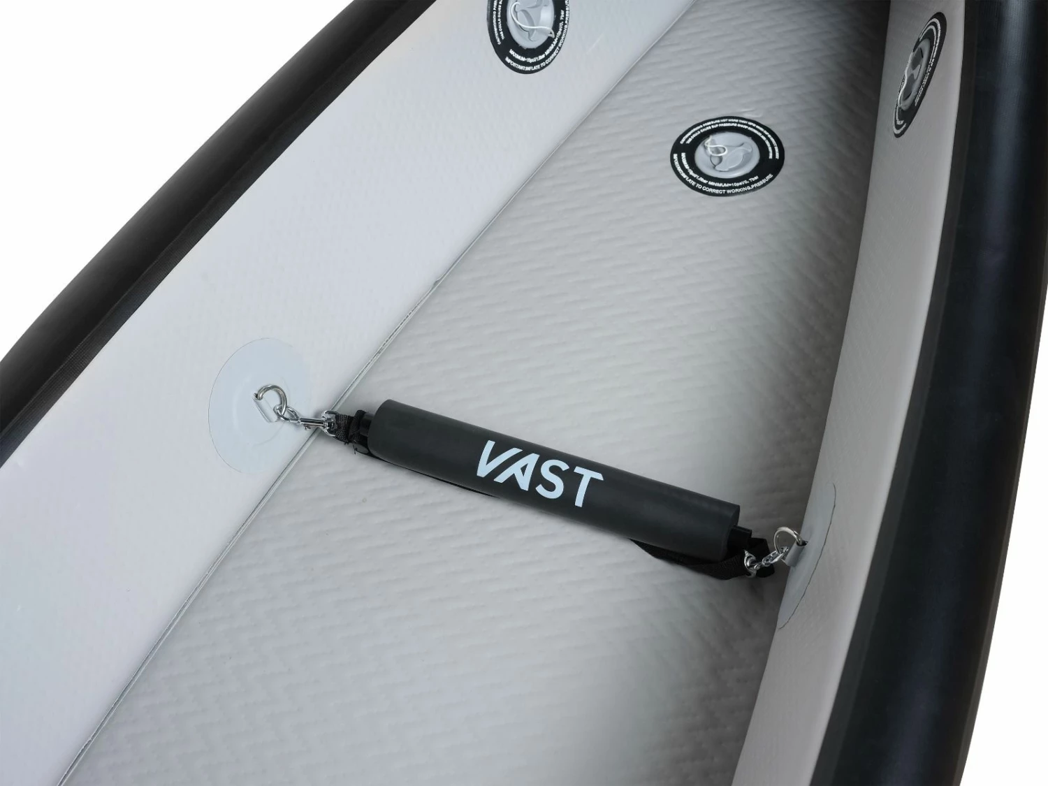 Vast Double Inflatable Kayak - Black 3 Vast Double Inflatable Kayak - Black - Image 3